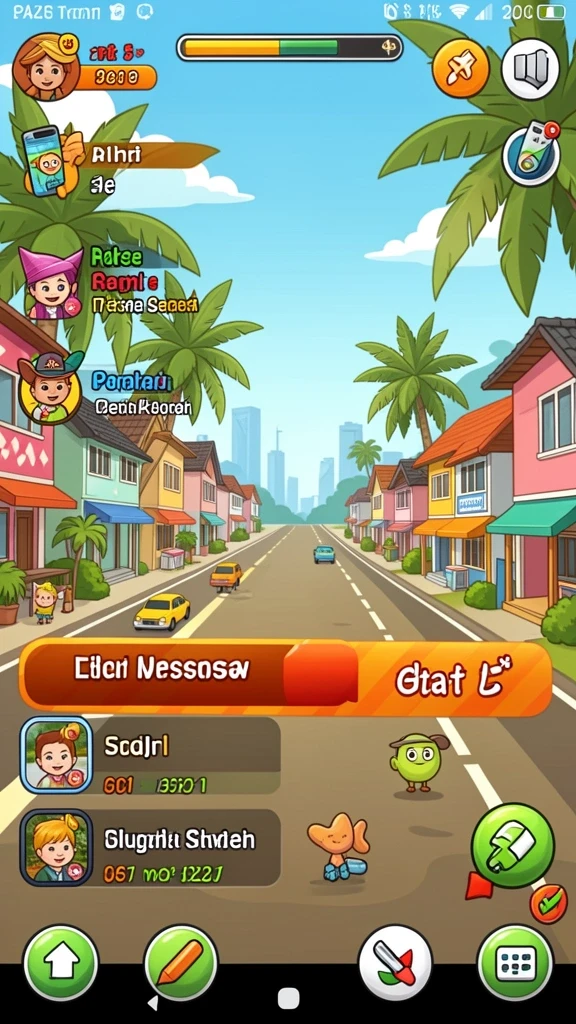 ds99 - Tampilan level yang menantang dan penuh warna.