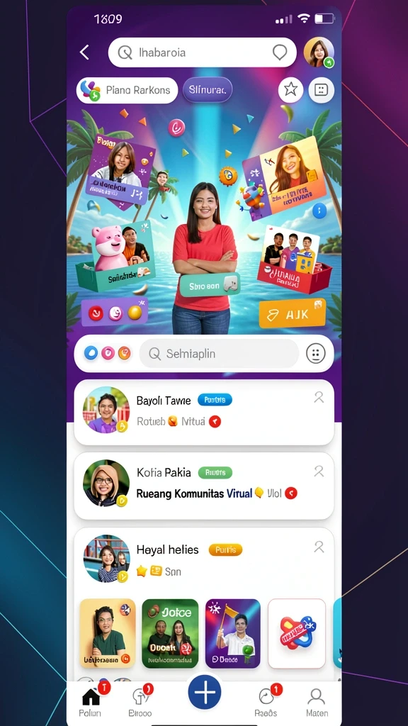 qqstar - Fitur multiplayer untuk bermain bersama teman.