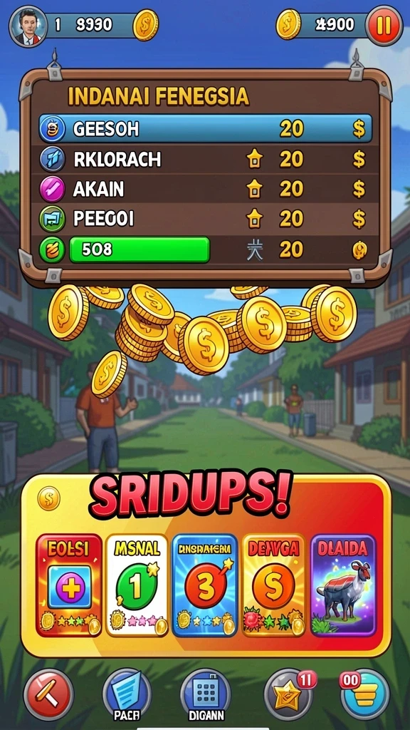 rejekigames - Tampilan dashboard aplikasi REJEKIGAMES yang menarik.