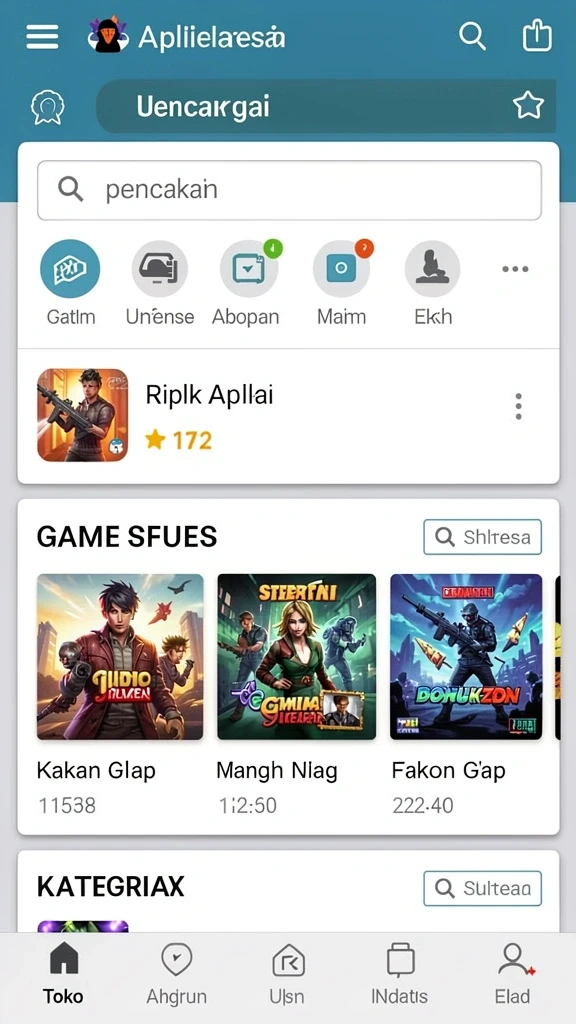 surgaplay - Tampilan grafis yang memukau dan penuh warna.